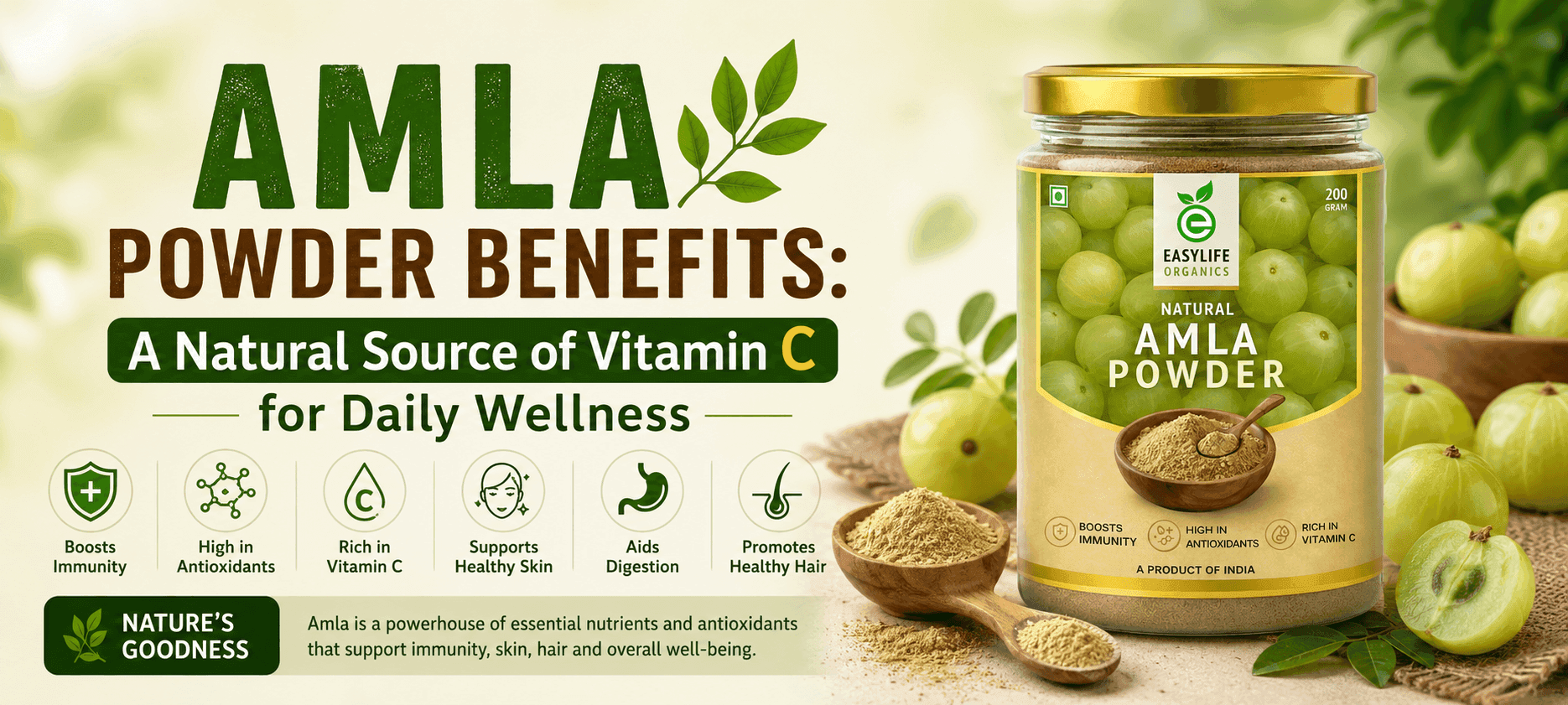 Amla Powder Benefits: A Natural Source of Vitamin C for Daily Wellness